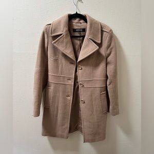 Kenneth Cole Women's Camel Pea Coat Size 6